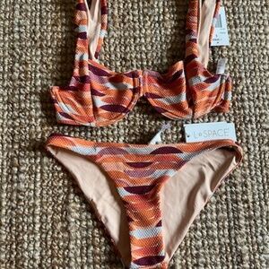 L*Space Camacho Bikini NWT